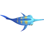 藍色普通魚角色圖示