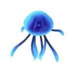 藍色普通魚角色圖示