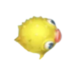 黃色普通魚角色圖示