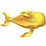 裝飾用金色魚形圖示