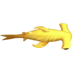 裝飾用金色魚形圖示